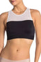 Natori GRAVITY SPORT BRALETTE, Black & White, Size Small
